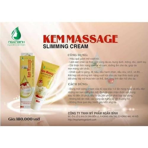 KEM MASSAGE TAN MỠ GỪNG  150g