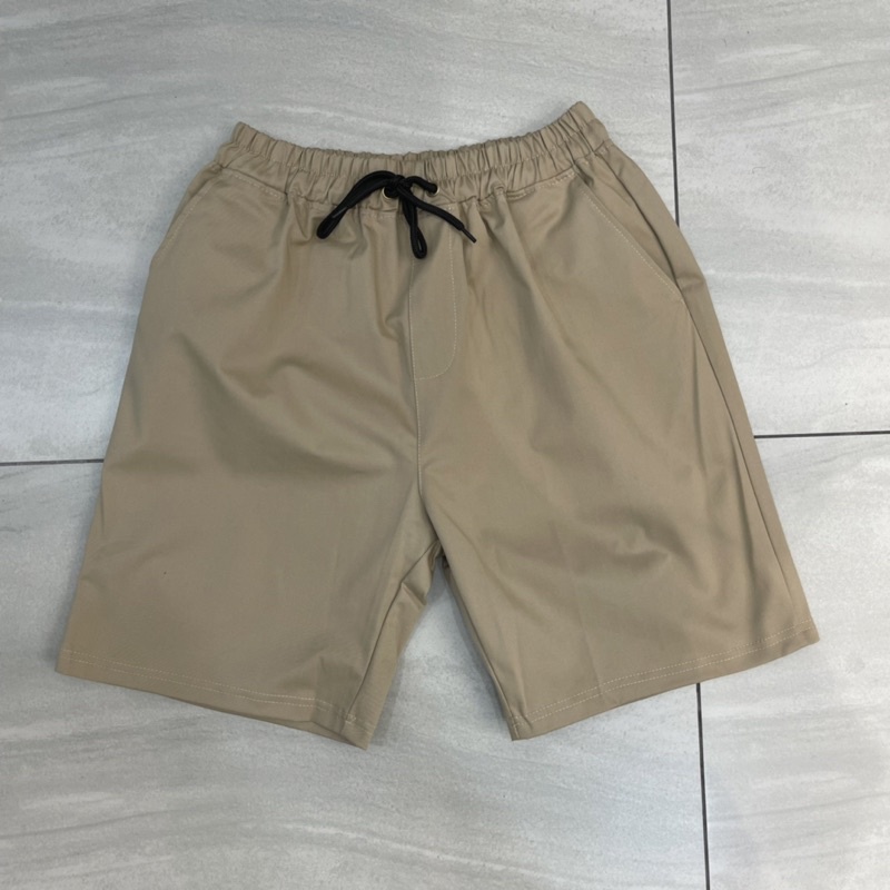 Quần short kaki đen phong cách unisex - Gin Store 03