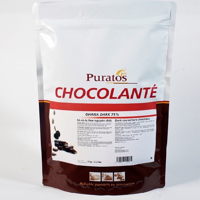 Socola grand đen 75% 1kg
