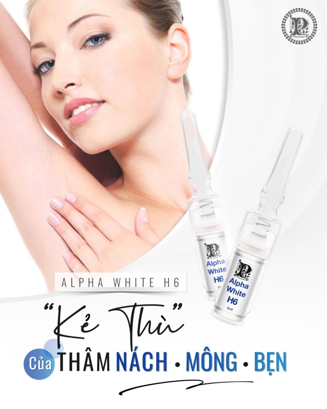 Nu white H6 Thâm Nách & Mông & Bẹn