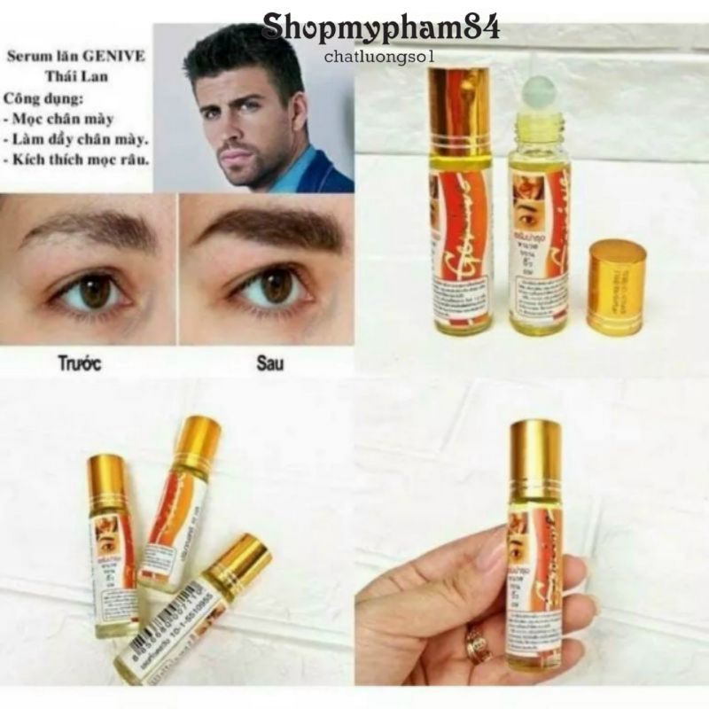 Lăn Kích Mọc Mi Chân Mày Genive 10ml