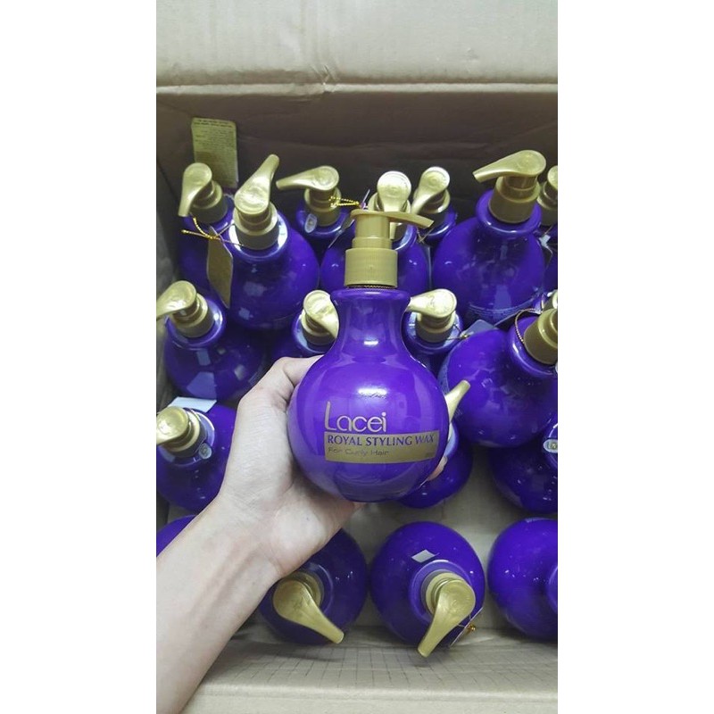 Wax tạo kiểu tóc uốn lacei tím 300ml