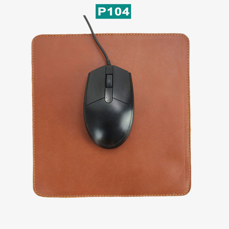 Lót chuột da bò thật P104 được thiết kế nhỏ gọn với 2 tính năng nổi bật là giúp bạn di chuyển chuột dễ dàng