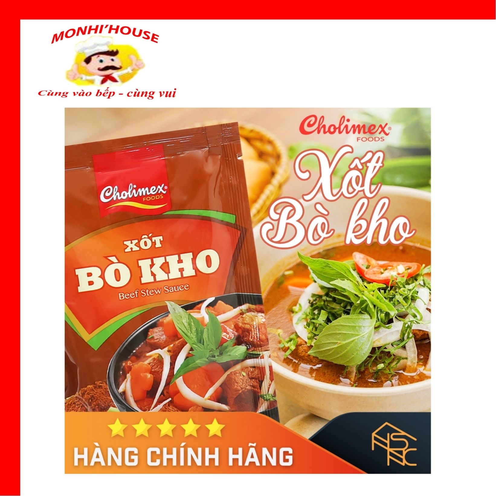 Xốt Bò Kho Cholimex gói 90g