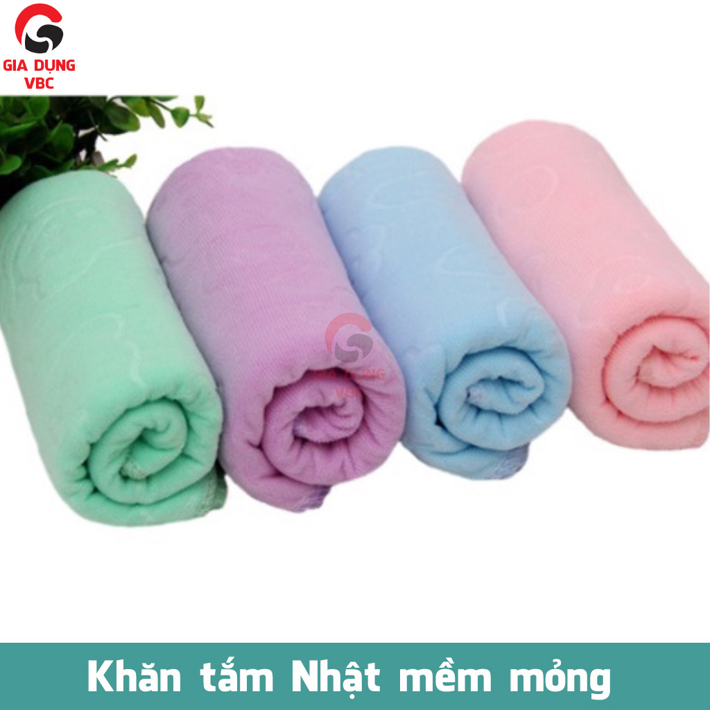 Khăn Tắm Nhật Loại Mềm  Cỡ Lớn