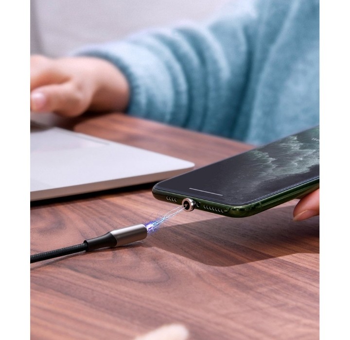 Cáp Sạc Nam Châm 3 Đầu Micro USB/Lightning/TypeC Baseus TZCAXC-F01