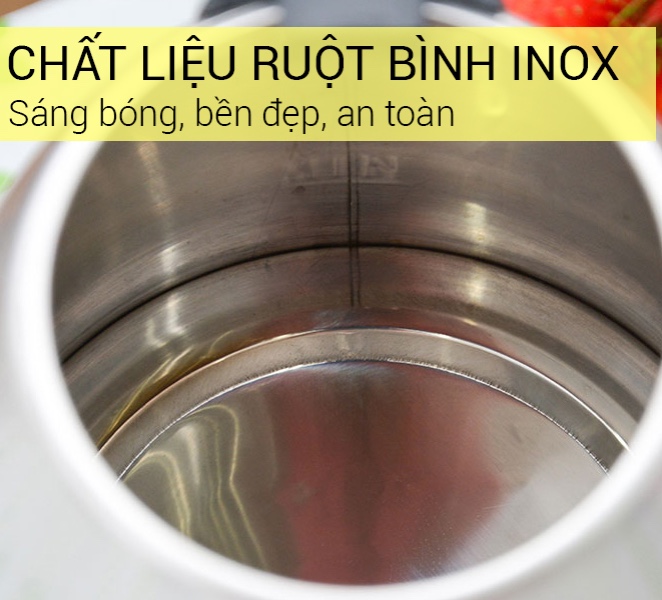 ẤM SIÊU TỐC INOX SUNHOUSE CAO CẤP SHD1182 1.8 LÍT (Bạc)