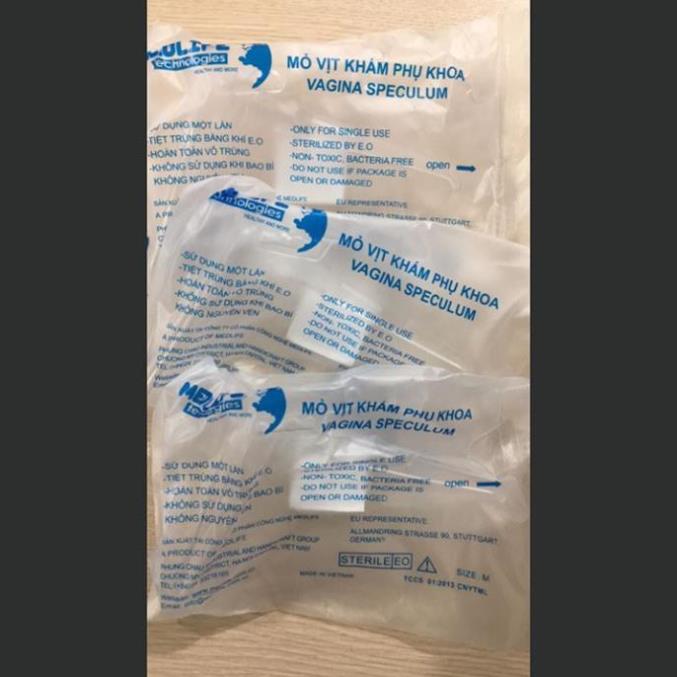 [ 5 Túi 100 Cái ] Mỏ Vịt Nhựa Khám Phụ Khoa MEDLIFE
