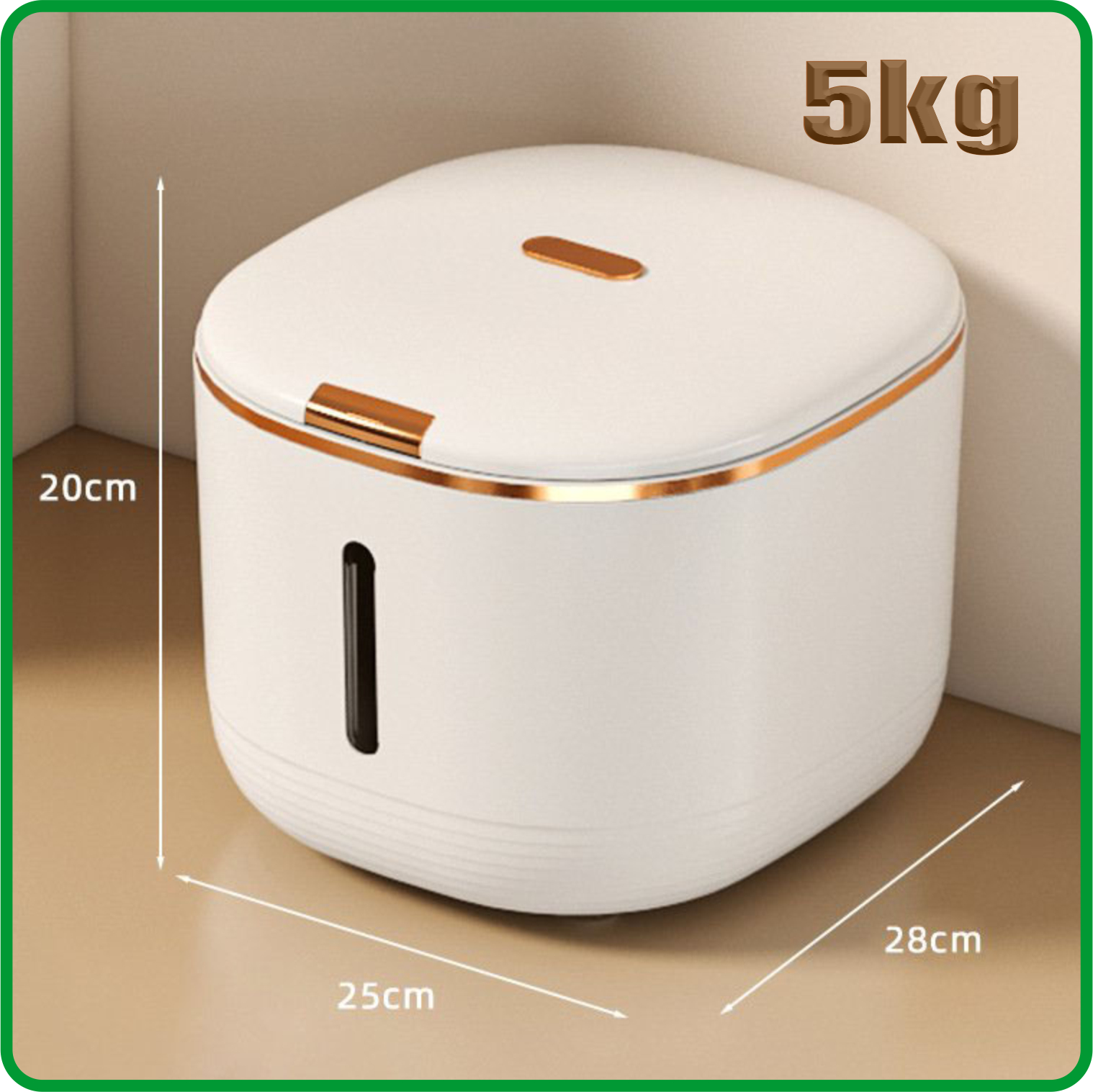 Thùng Đựng Gạo Thông Minh - Chống Ẩm, Chống Mối Mọt 5kg Và 10kg