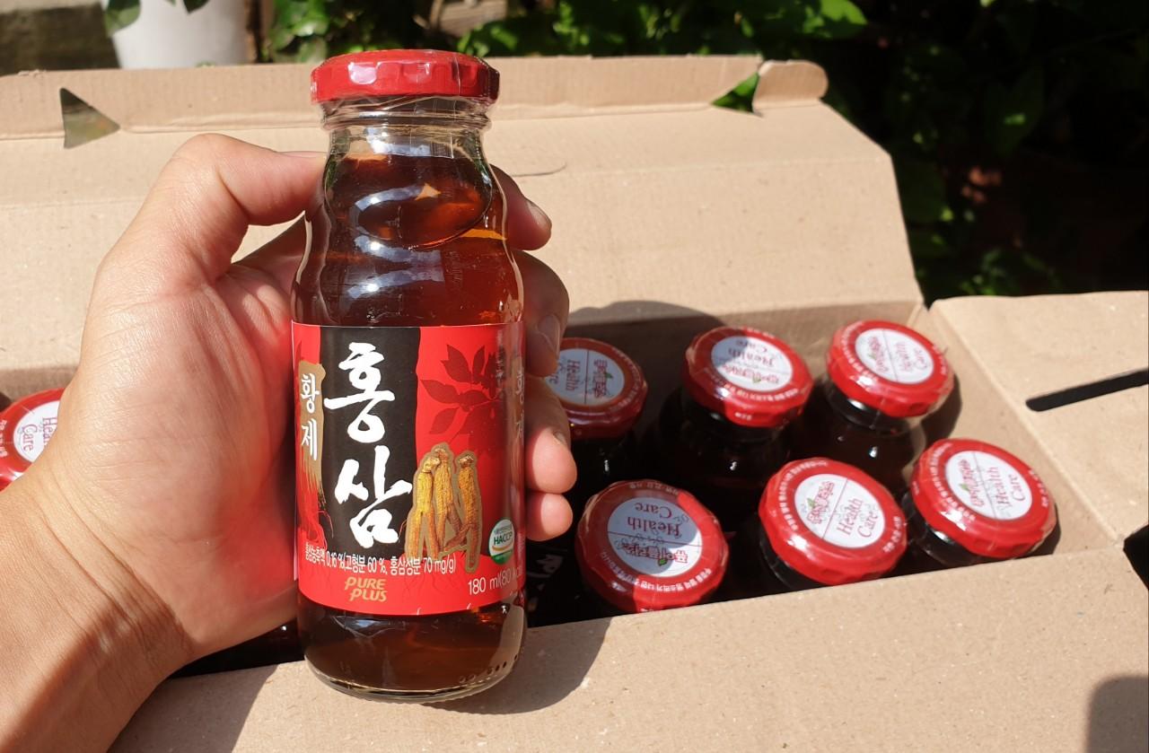 Hộp Nước Hồng Sâm Hoàng Đế (180ml x 12)