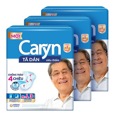[HCM]Tã Dán Caryn Siêu Thấm M10 / M20 / M40