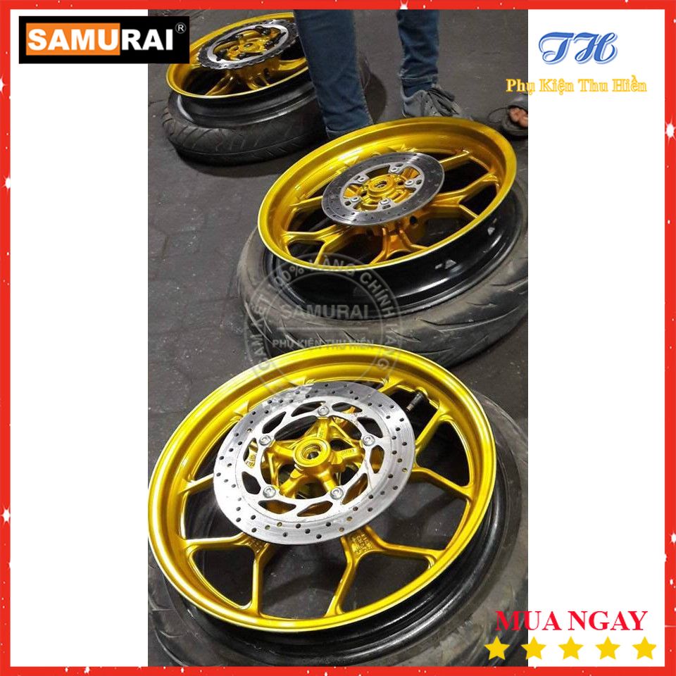 [HCM]Chai Sơn Samurai Màu Vàng Kẹo Y016