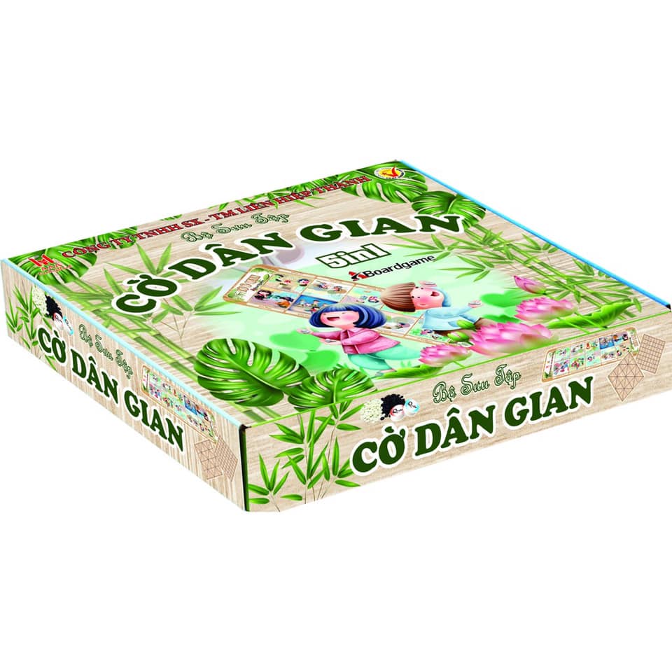 Cờ dân gian , bộ 5 trò chơi dân gian của Liên Hiệp Thành . Cờ ô ăn quan , cờ gánh , cờ vây , cờ ca rô, xúc xắc