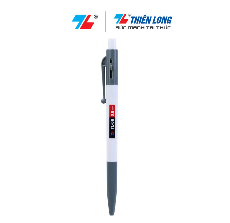 Bút Bi thân XANH - TRẮNG TL-08
