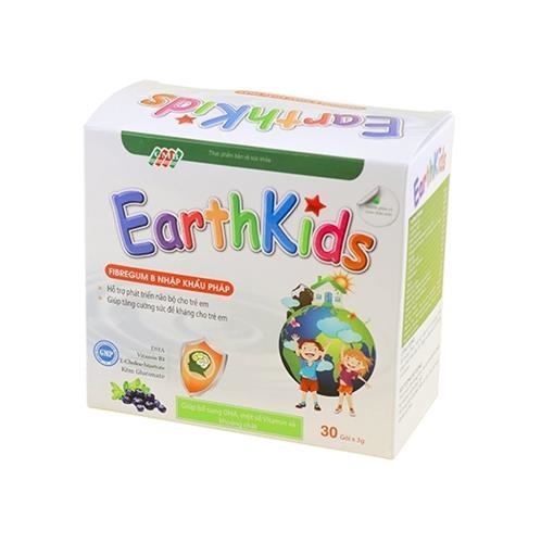 Cốm EarthKids, hỗ trợ tăng cường sức đề kháng cho trẻ em, bổ sung DHA hộp
