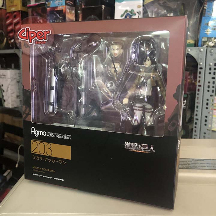 Mô hình Mikasa Ackerman 203 - Mô hình Attack on Titan - Figure Action Mikasa 203