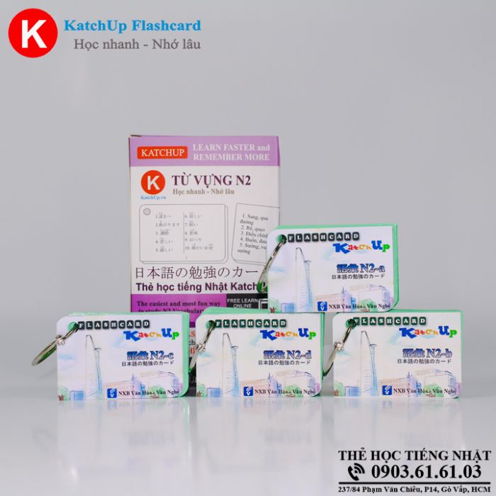 [HCM] Combo Flashcard Trung Cấp Tiếng Nhật N2 – High Quality