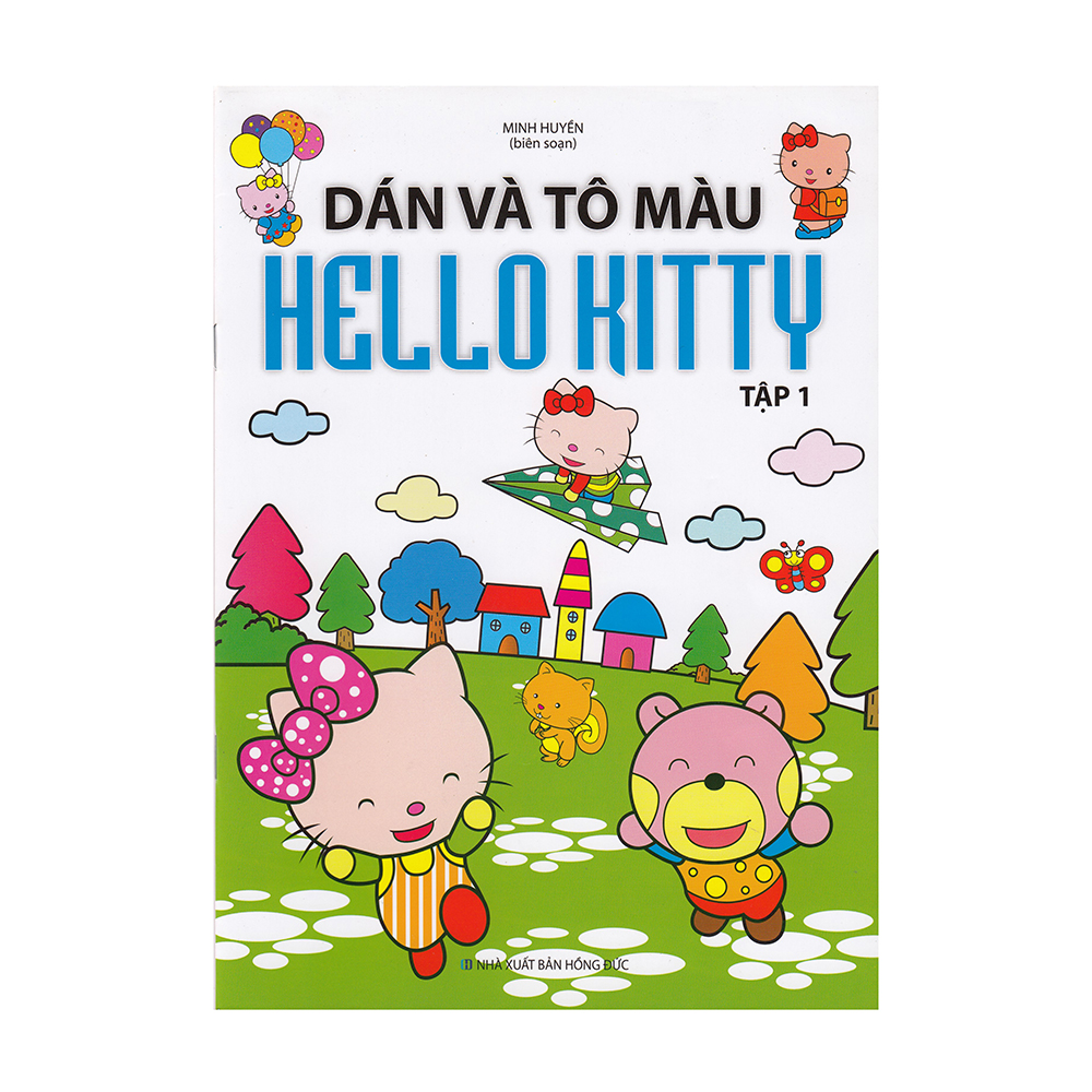 Dán Và Tô Màu Hello Kitty - Tập 1 | Lazada.Vn