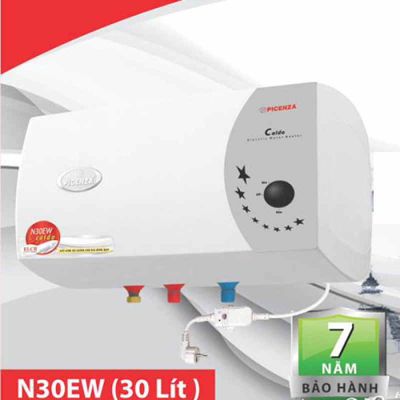 Bảng giá Bình nước nóng Picenza ngang 30 lít N30EW chống giật