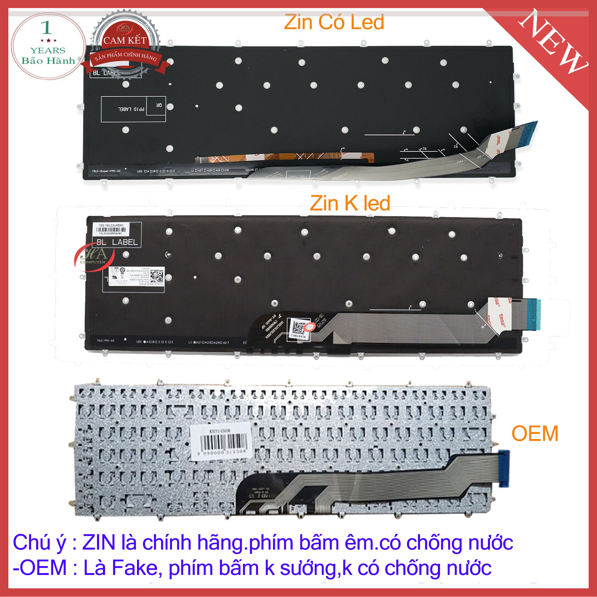Keyboard Dell Vostro 15 5568