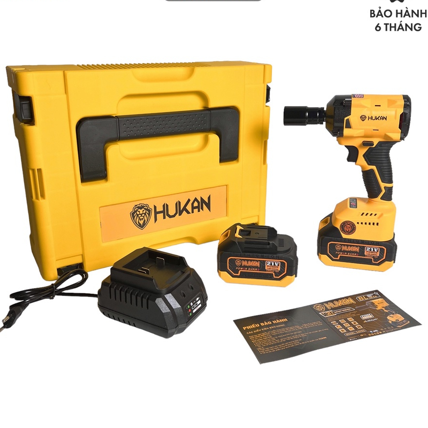 [CHÍNH HÃNG]  Máy siết bulong pin 21V HUKAN X4 Pro