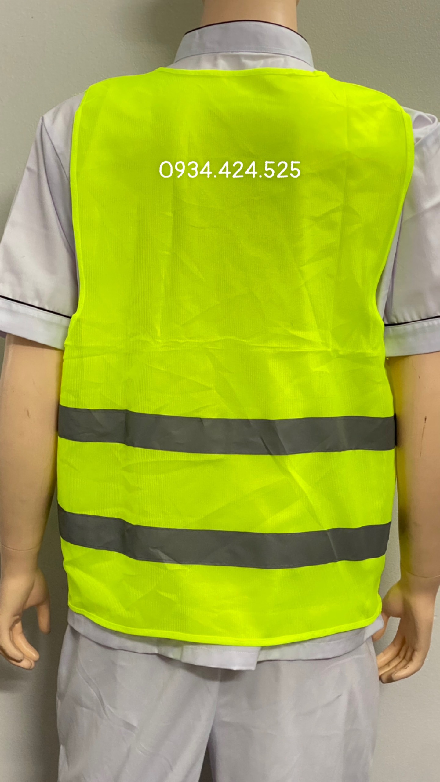 [HCMC] blue reflective engineer safety vest