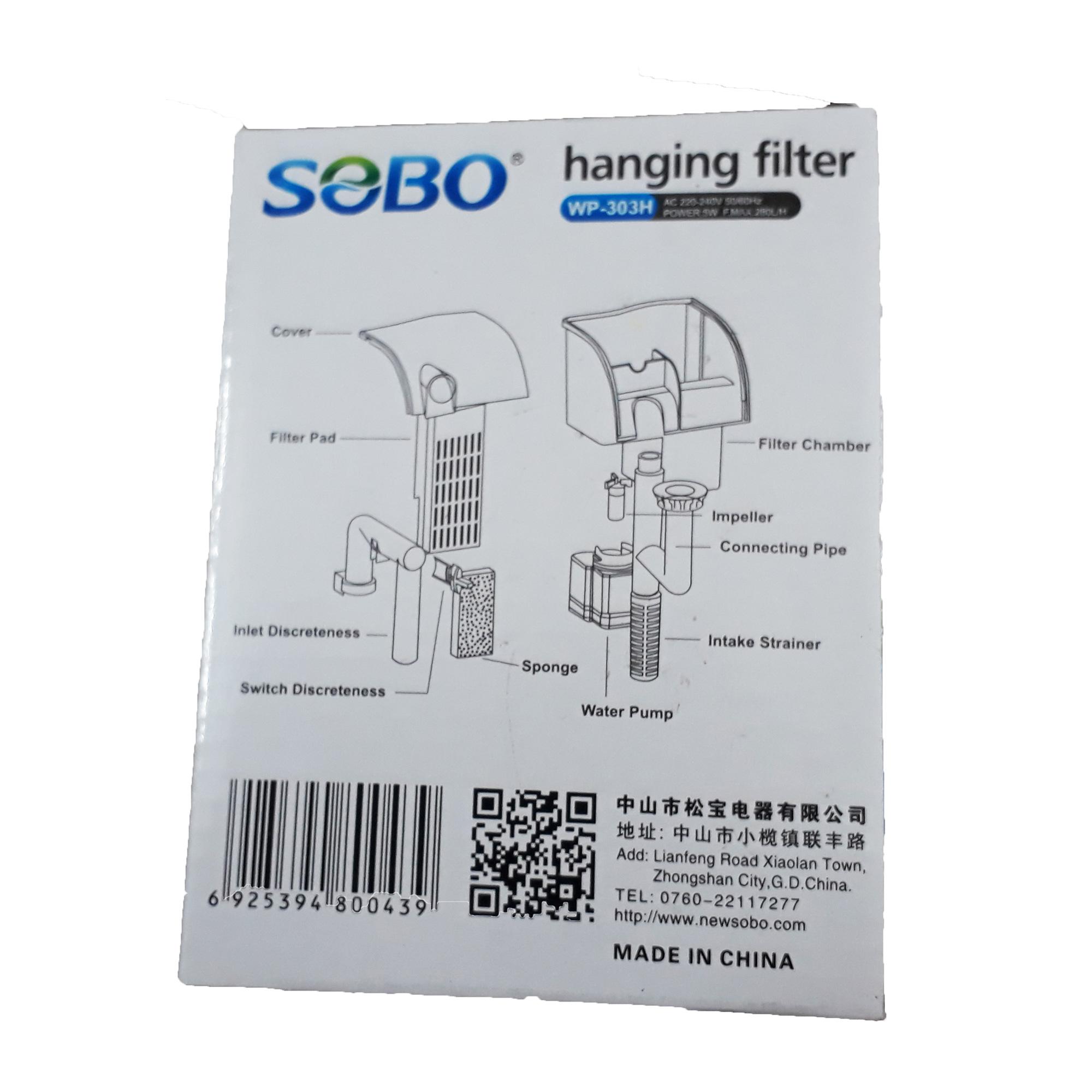 Máy Lọc Thác Hồ Cá Sobo WP-303H