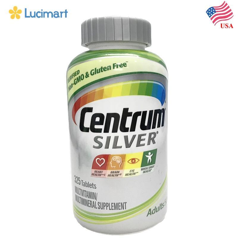 Vitamin Tổng hợp cho người lớn Centrum Silver 50+, 325 viên. nhập khẩu