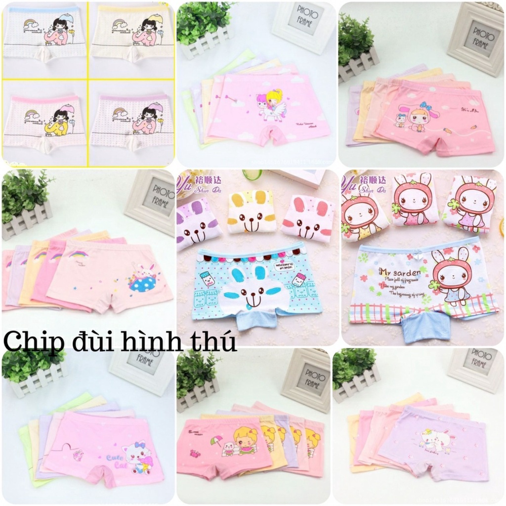 Quần chip đùi cho bé gái từ 8-20kg