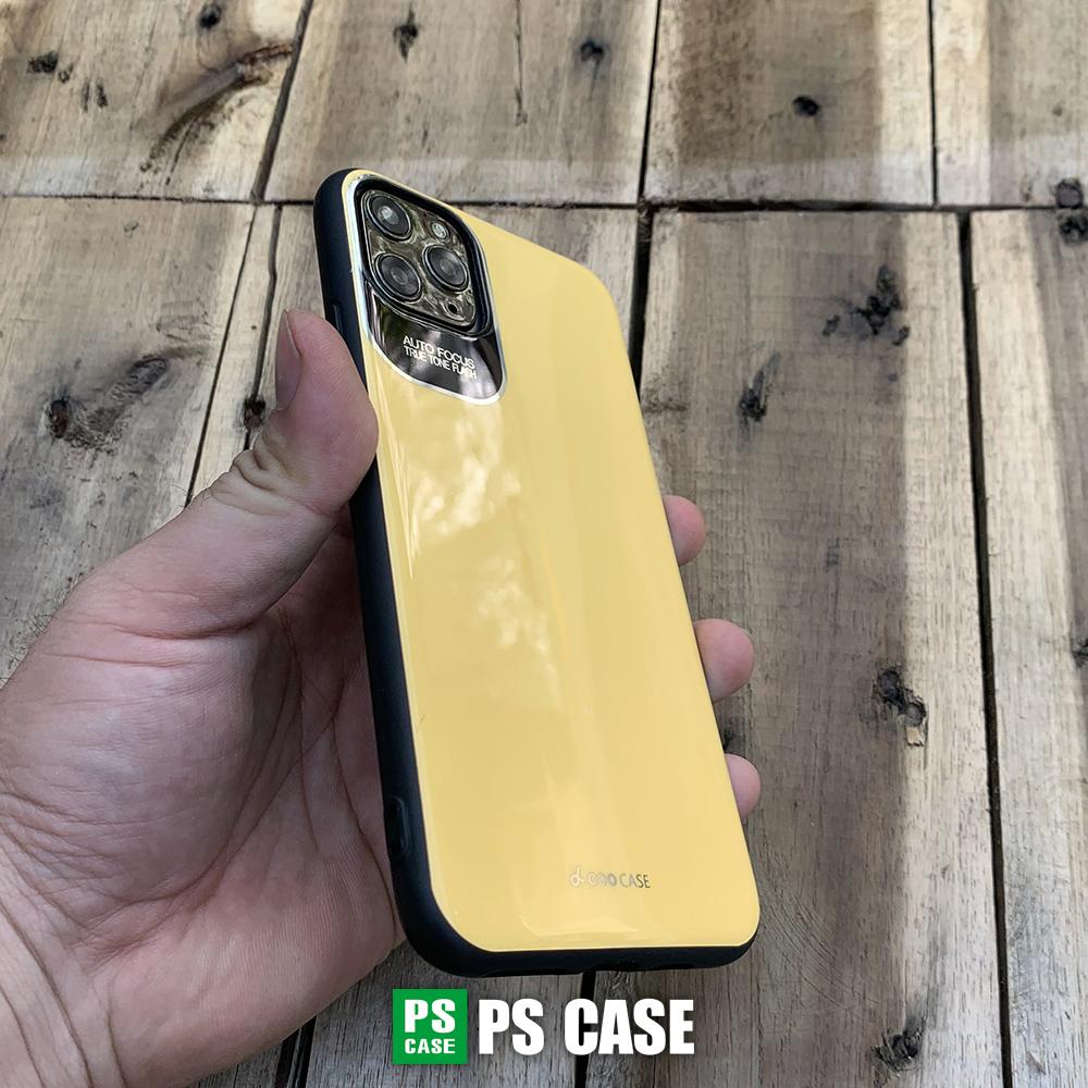 Ốp lưng bảo vệ camera hiệu Q.COO dành cho iPhone 11 Pro Max - Màu vàng - PS Case phân phối