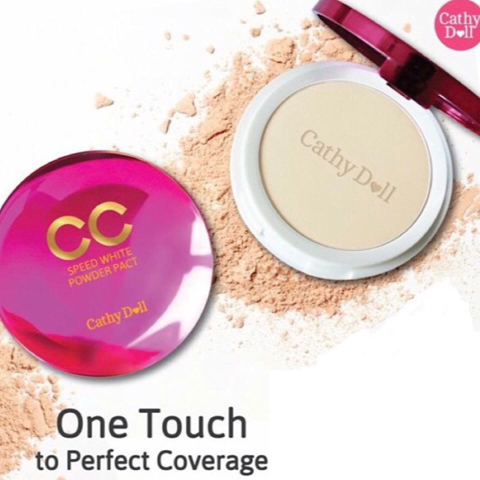 Phấn Phủ Kiềm Dầu Cathy Doll CC Speed White SPF 40 PA+++
