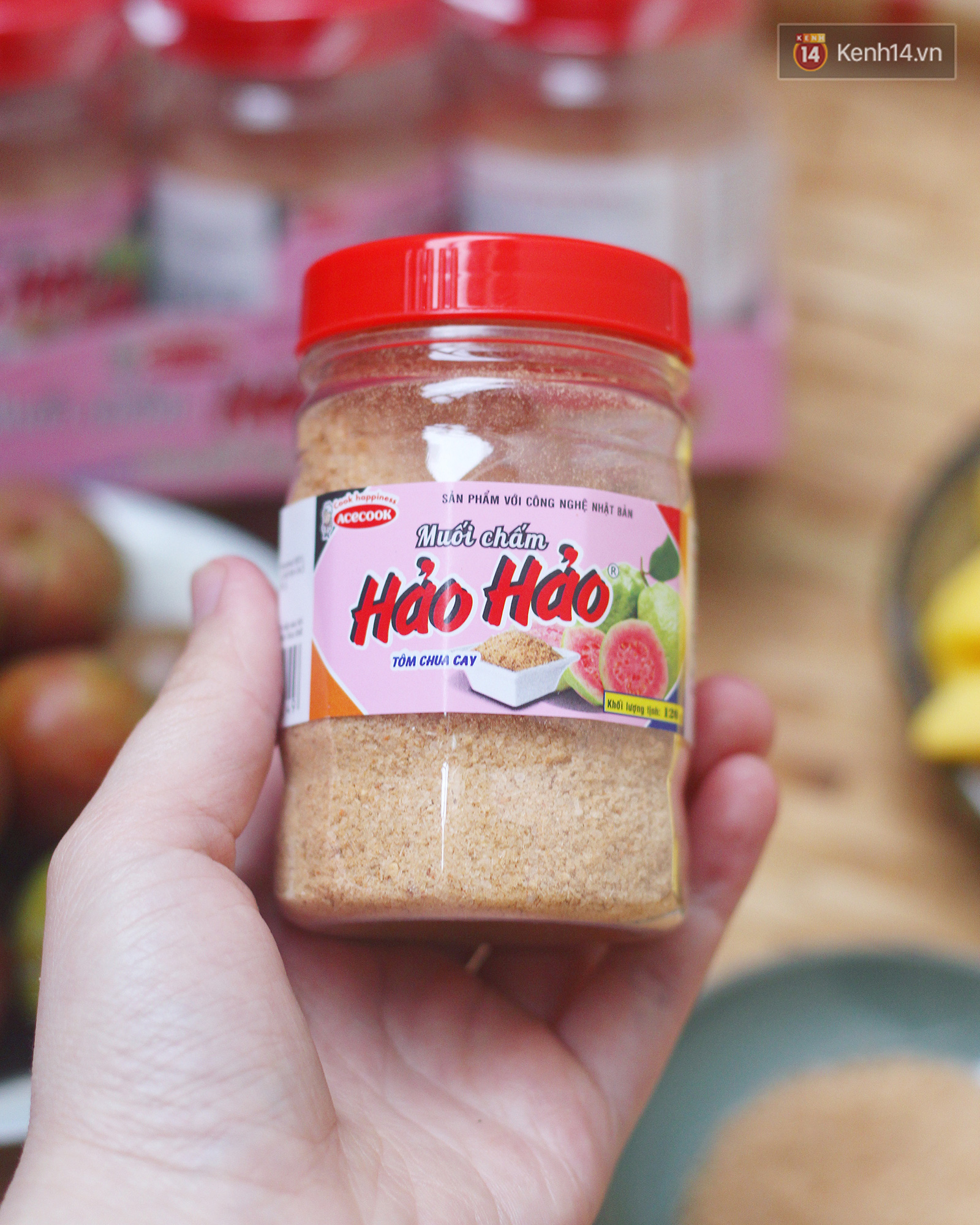 Hũ Muối Chấm HẢO HẢO Tôm Chua Cay 120gr