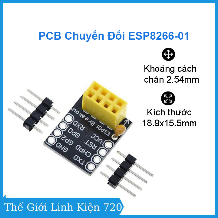 Pcb chuyển đổi esp8266-01