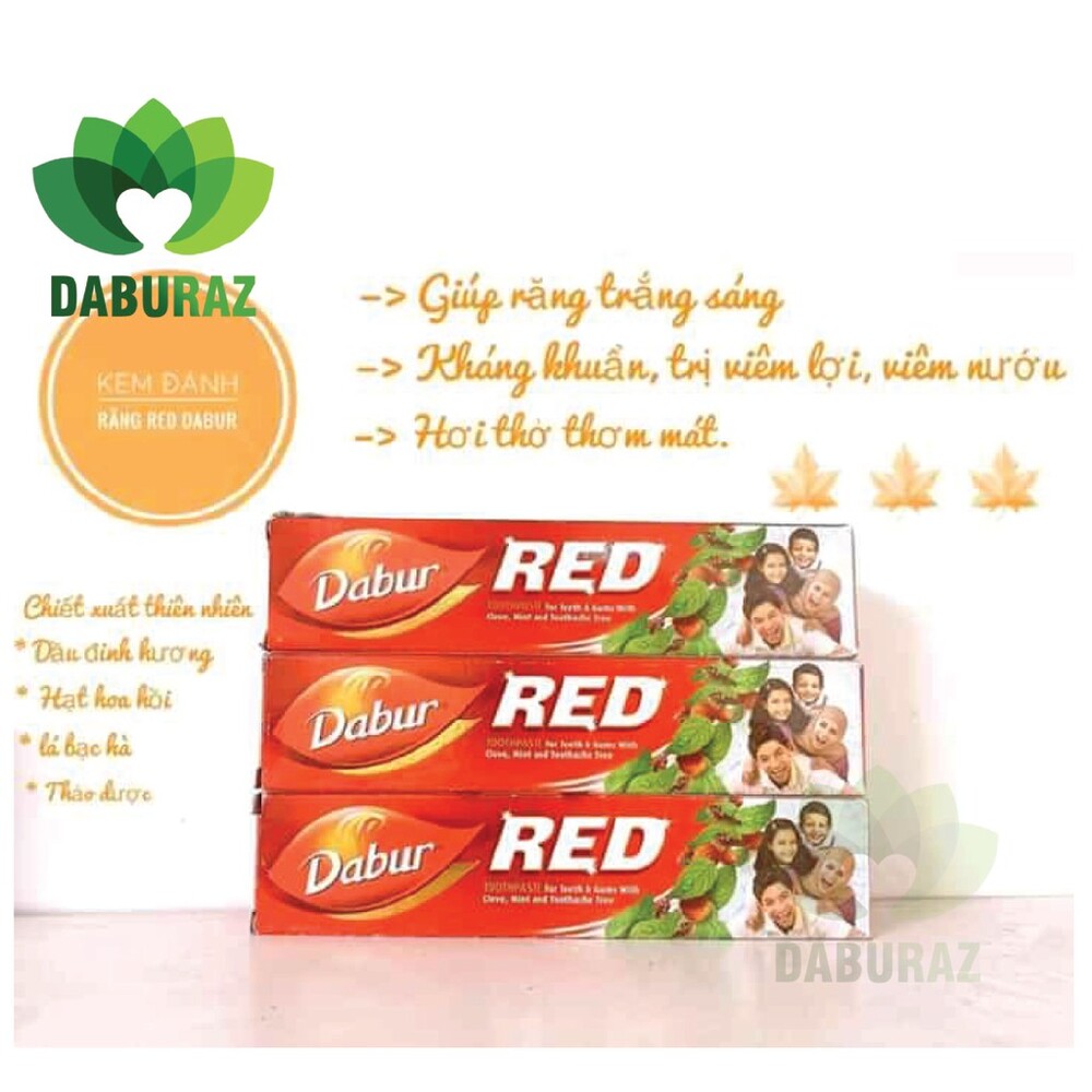 [Chính Hãng] Kem Đánh Răng Thảo Thiên Nhiên Red Dabur 100g