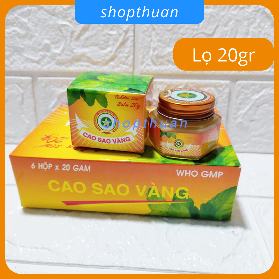 Cao sao vàng TW3 lọ 20gr