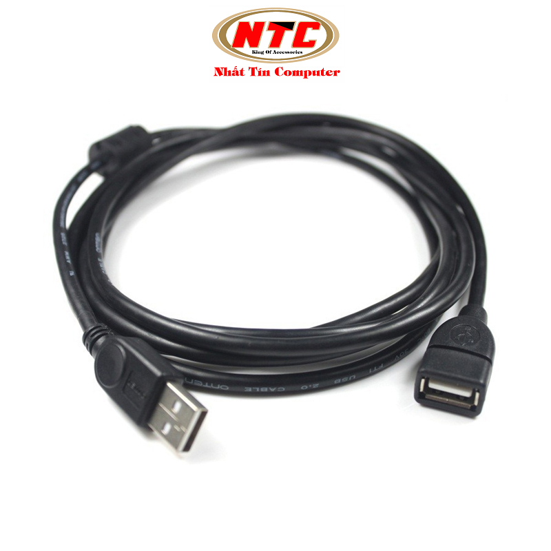 Cáp USB nối dài 2.0 VS - dài 3m (Đen) - Nhất Tín Computer