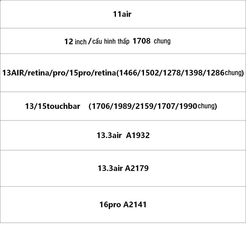 Tấm lót bàn phím Macbook
