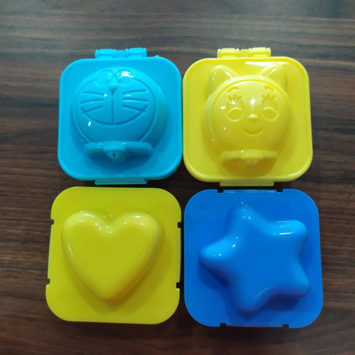 KHUÔN ẤN 3D DORAEMON CHƠI BỘT NẶN ĐẤT NẶN AN TOÀN TEDU