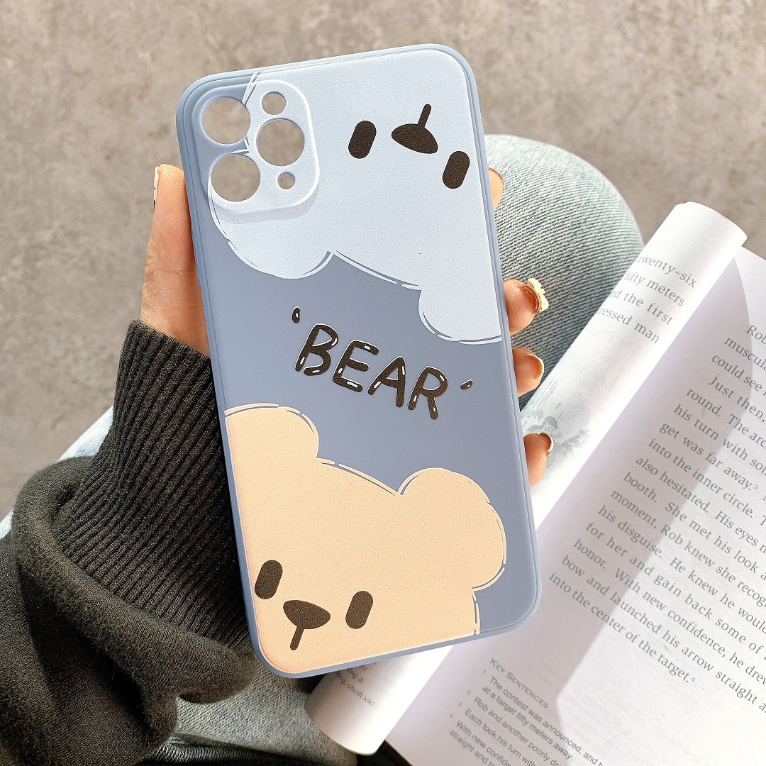 Ốp Lưng Silicon Màu Bảo Vệ Camera BEAR