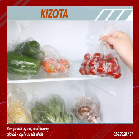 COMBO 3 CUỘN TÚI ĐỰNG THỰC PHẨM TỰ HỦY SINH HỌC-KIZOTA
