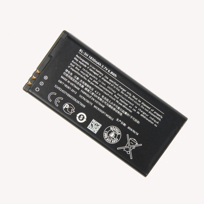 Pin Nokia Lumia 630 (BL-5H) hàng chuẩn, bảo hàng đổi mới