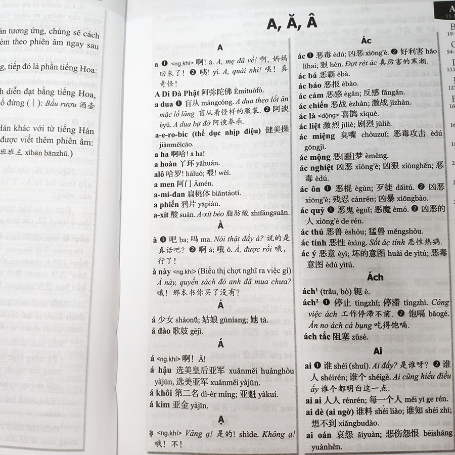 Sách - Từ điển Hán - Việt & Việt - Hán 2 trong 1 (bìa cứng)