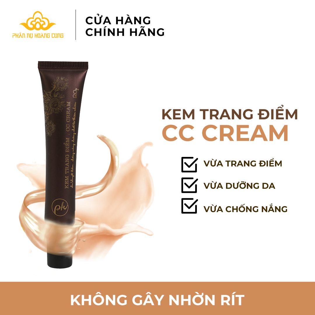 Kem Trang Điểm Phấn Nụ Hoàng Cung CC Cream (da)