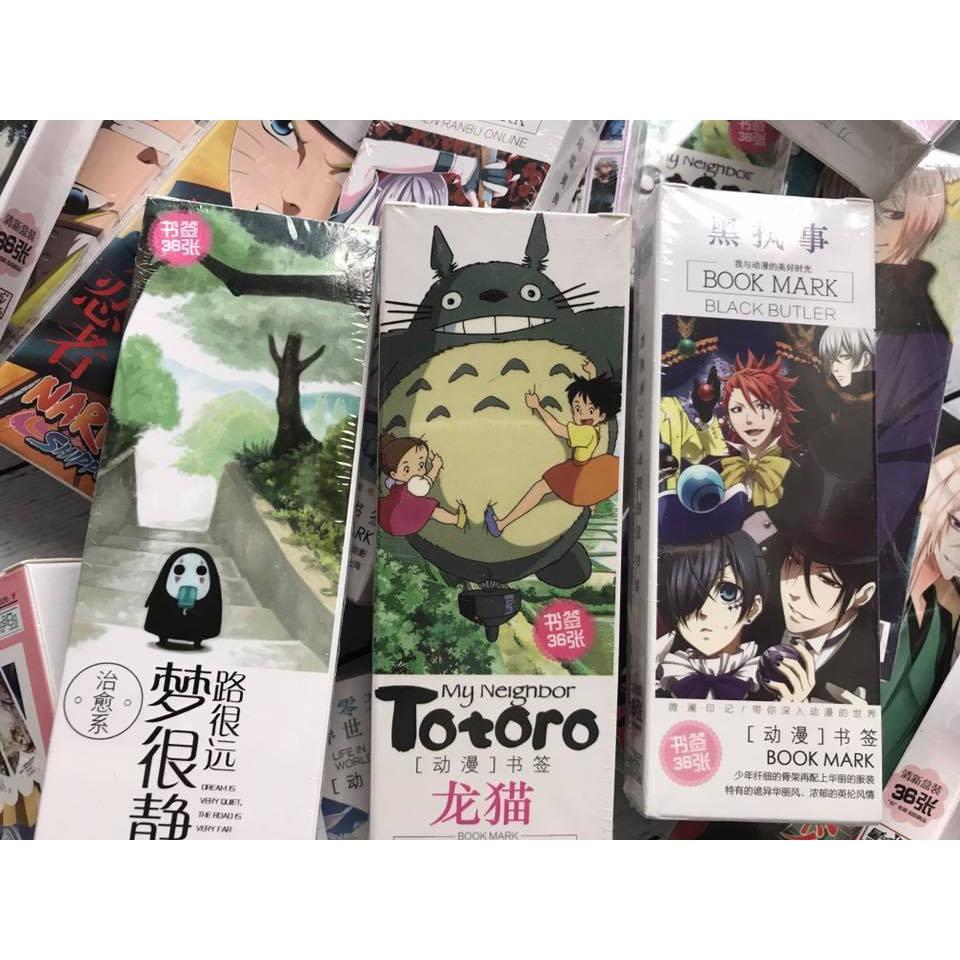 Bookmark Sát phá lang đánh dấu sách 36 tấm anime chibi