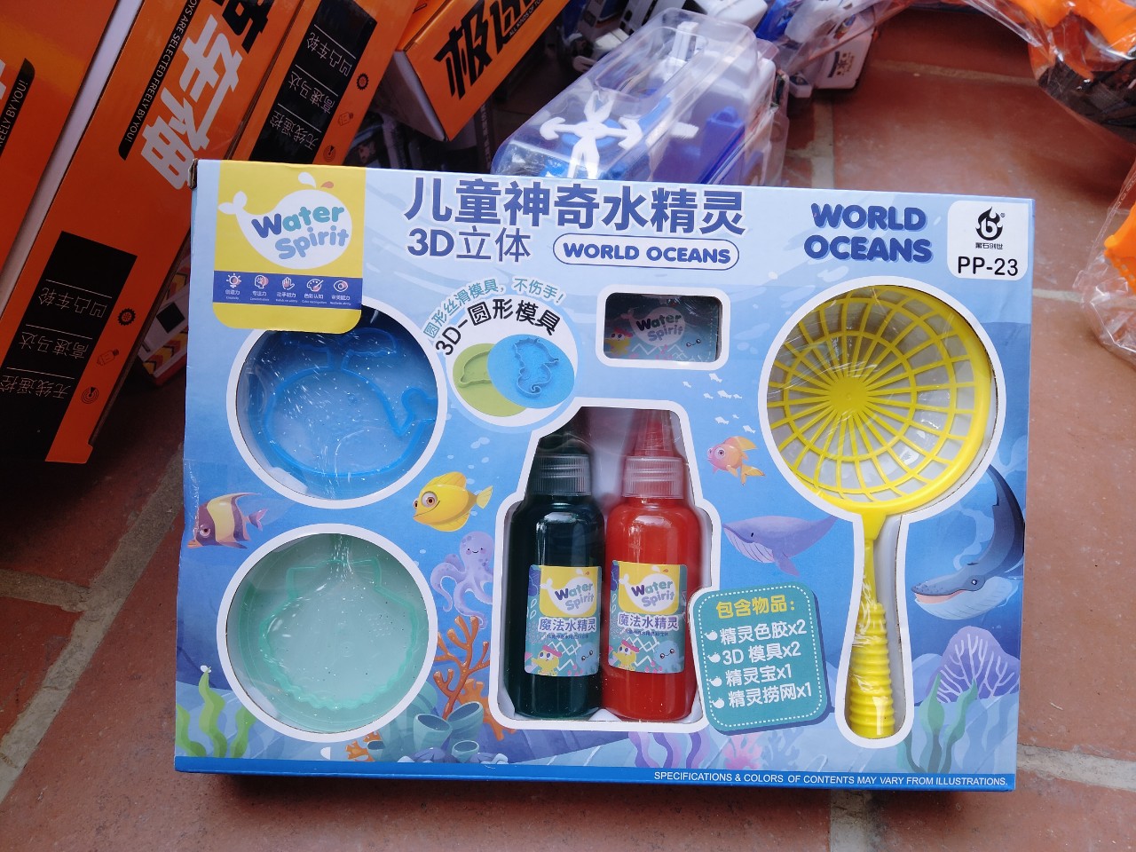 Bộ đồ chơi tạo hình nước 3d cho bé, bộ stem đồ chơi khoa học thí nghiệm cho bé thỏa sức sáng tạo
