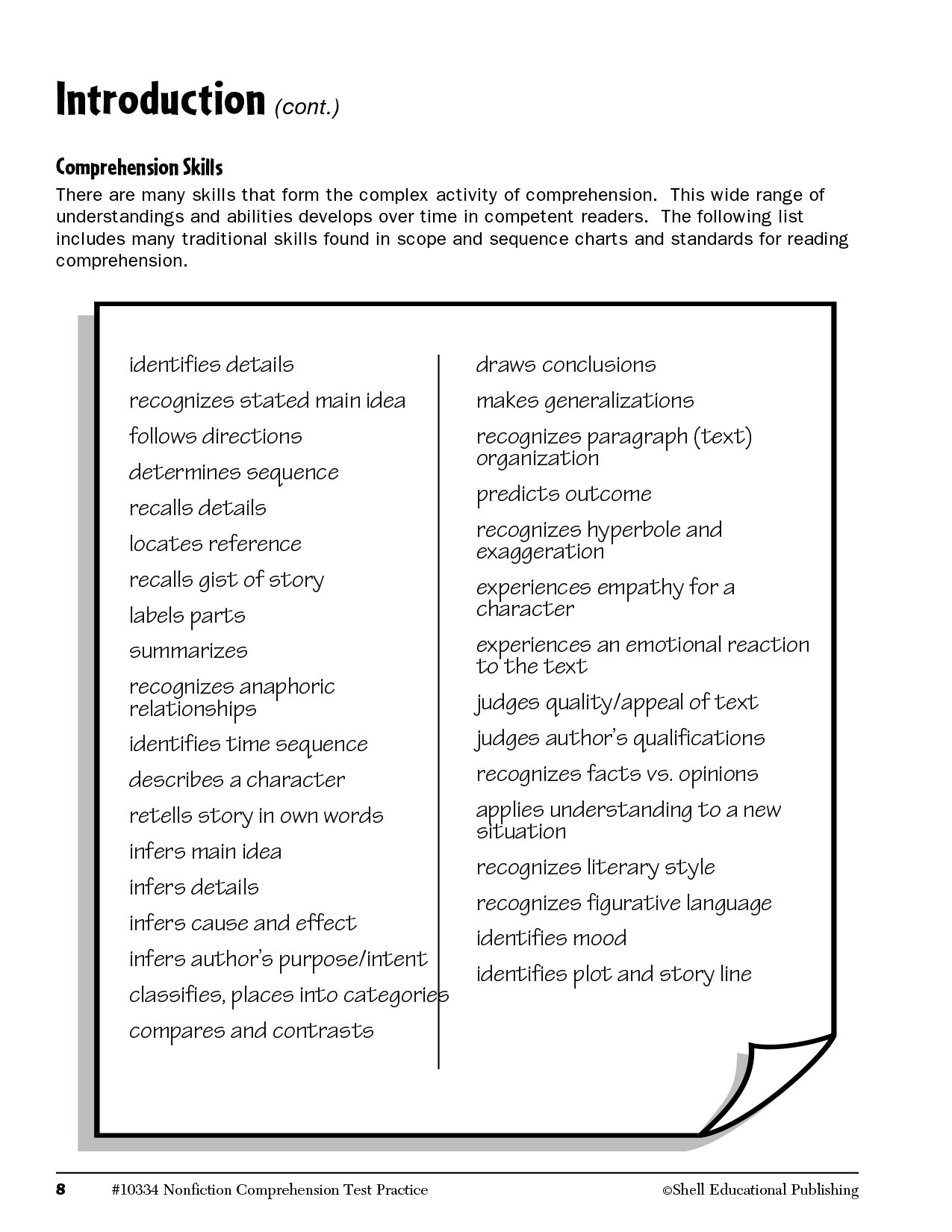 Nonfiction Comprehension Test Practice Level 4 (sách đen trắng) Sách tiếng anh