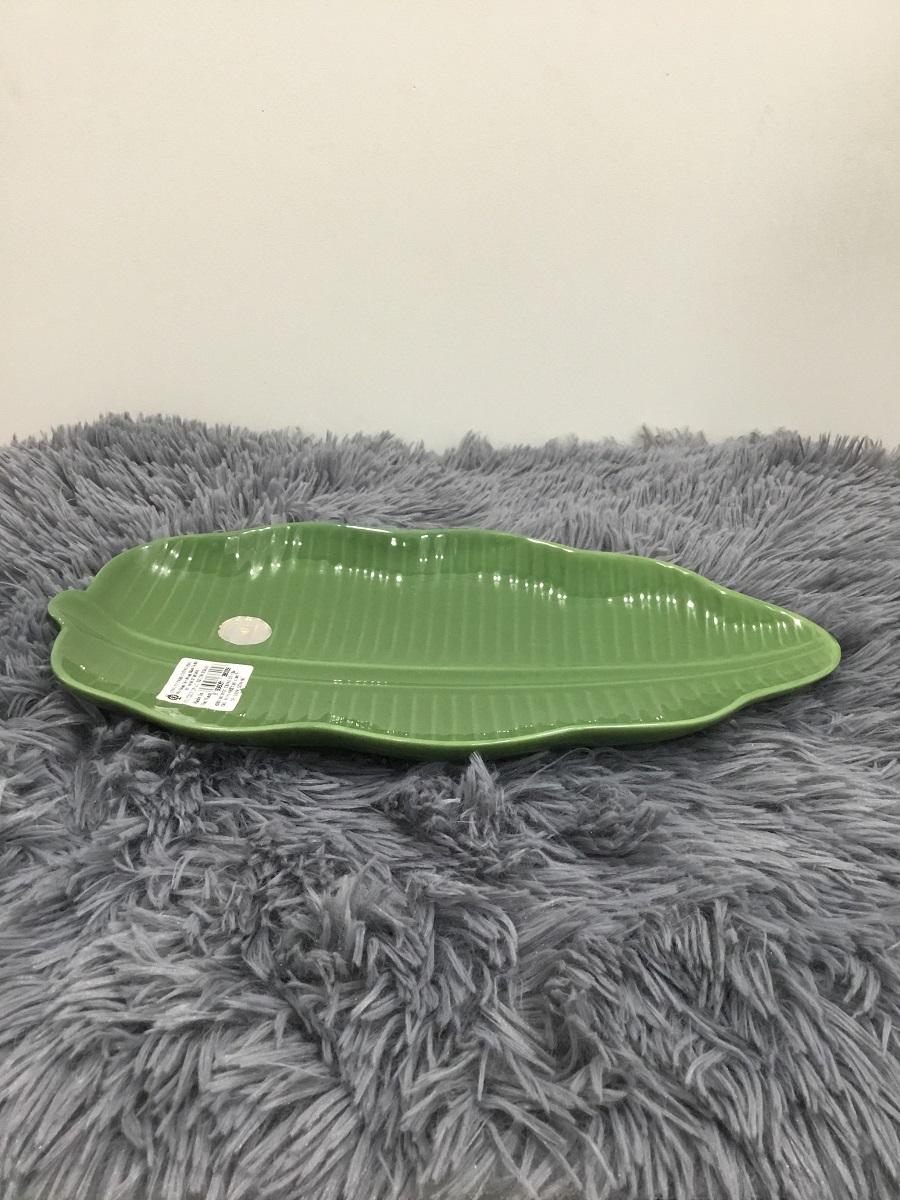 DĨA LÁ CHUỐI 32.5 CM - GỐM SỨ CƯỜNG PHÁT