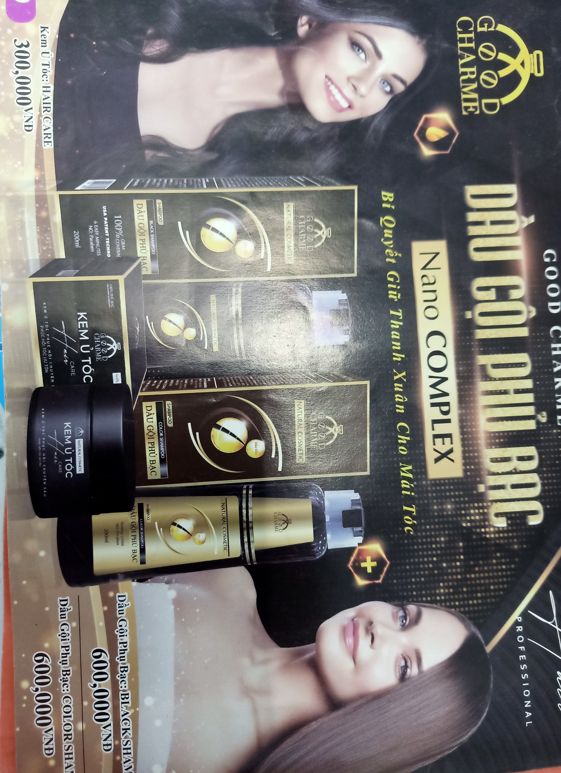 Dầu gội phủ bạc NANO COMPLEX 200ml
