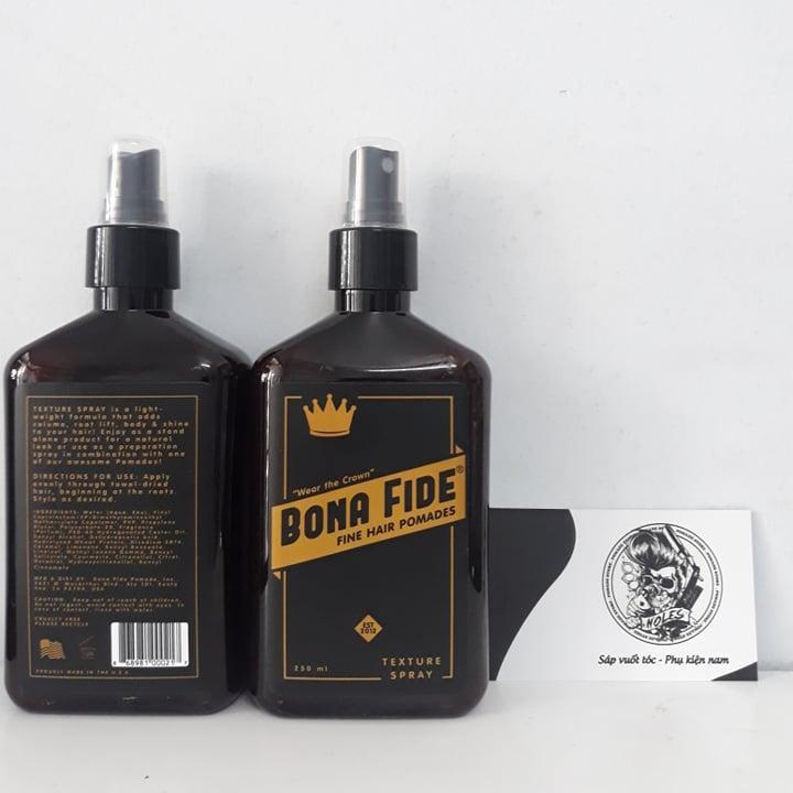 Xịt tạo phồng Bona Fide Texture Spray pre-styling giá rẻ