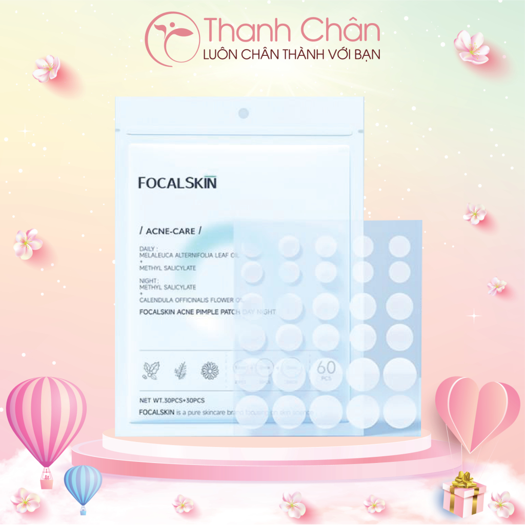 Miếng dán mụn Focalskin Acne Pimple Patch Day Night